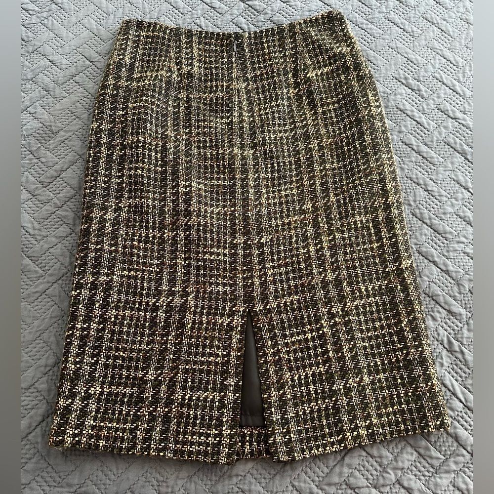 Alex Marie Lined Tweed Skirt 4 - Picture 2 of 5